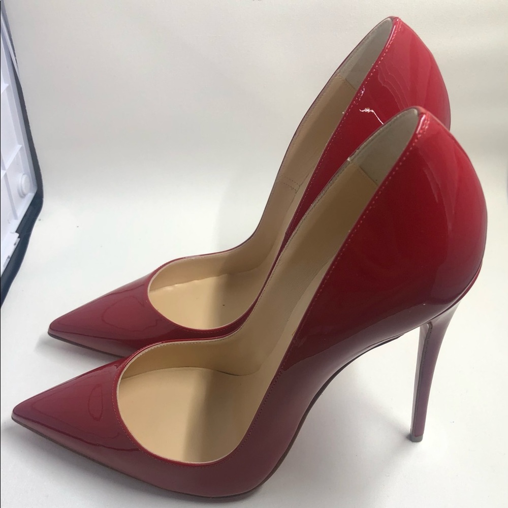 Red pumps….brand new never worn. Box and dust bag included
